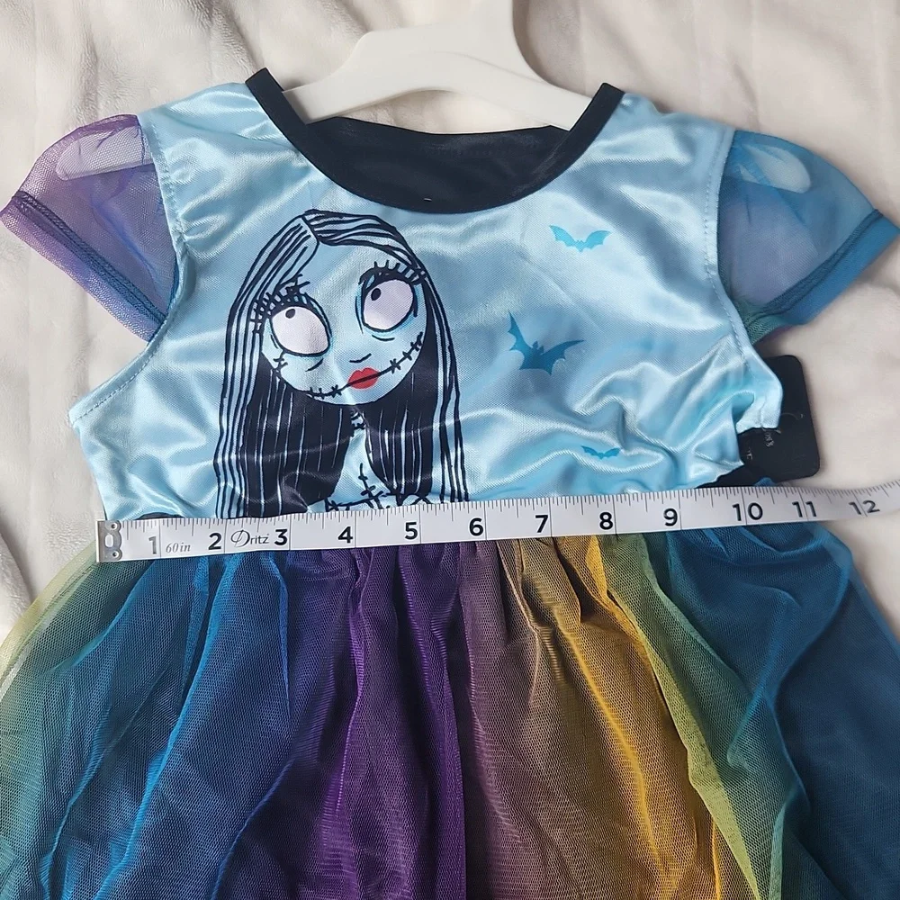 Disney, Nightmare Before Christmas Sally, Youth Halloween Colorful Nightgown - Picture 6 of 8